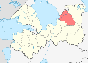 Лодейнопольский муниципальный район на карте