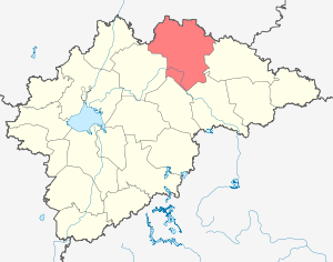 Любытинский муниципальный район на карте