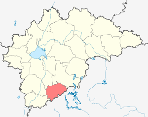 Марёвский муниципальный район на карте