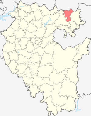 Мечетлинский район на карте