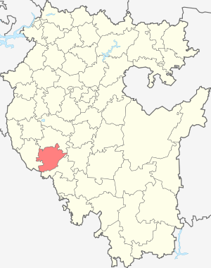 Миякинский район на карте