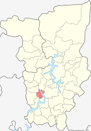 Оханский район на карте