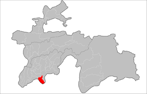 Пянджский район на карте