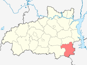 Пестяковский район на карте