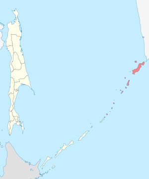 Северо-Курильский городской округ на карте
