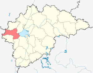 Шимский муниципальный район на карте