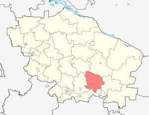 Советский муниципальный район на карте