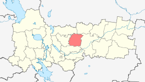 Сямженский район на карте