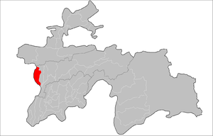 Турсунзадевский район на карте