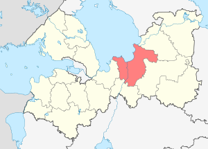 Волховский район на карте