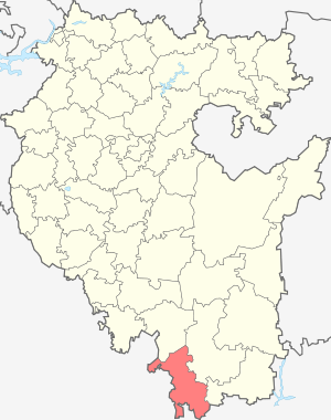 Зианчуринский район на карте