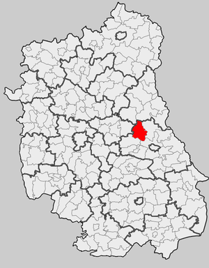 Гмина Вежбица (Хелмский повят) на карте