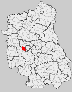 Гмина Конопница (Люблинский повят) на карте