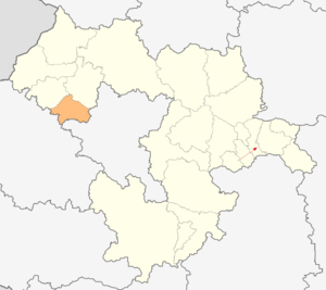 Община Божуриште на карте