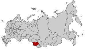 Алтайский край на карте России