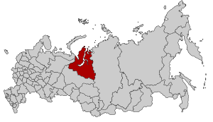 Ямало-Ненецкий автономный округ на карте России