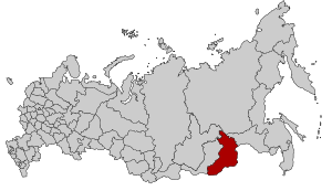 Забайкальский край на карте России