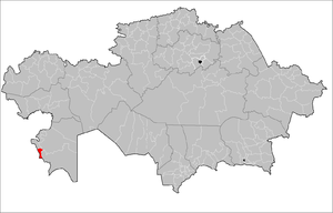 Мунайлинский район на карте