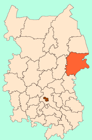 Муромцевский район на карте