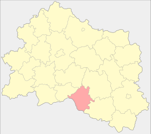 Малоархангельский район на карте