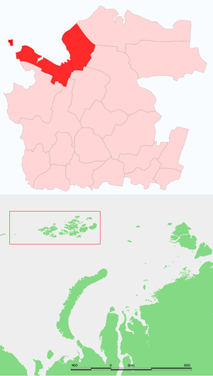 Приморский муниципальный район на карте