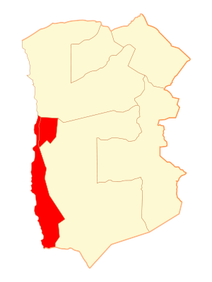 Провинция Икике на карте