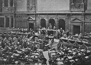 Зал заседаний Рейхстага, 1906 год