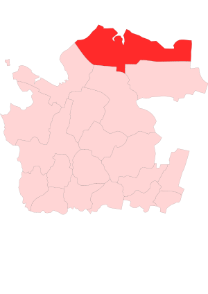 Мезенский муниципальный район на карте
