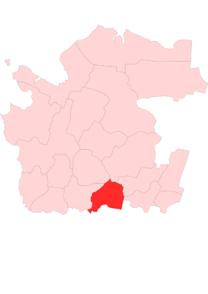 Устьянский муниципальный район на карте