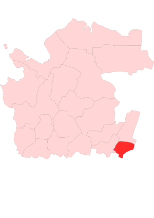 Вилегодский муниципальный район на карте