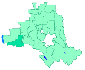 Кольчугинский сельский совет на карте