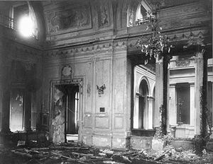 Столовая Зимнего дворца после покушения на императора Александра II