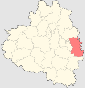 Кимовский район на карте