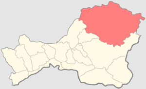 Тоджинский кожуун на карте