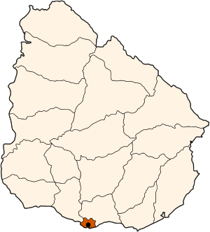 Монтевидео на карте