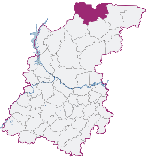 Ветлужский район на карте