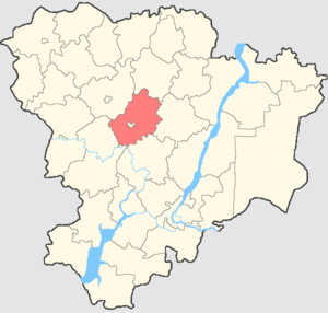 Фроловский муниципальный район на карте