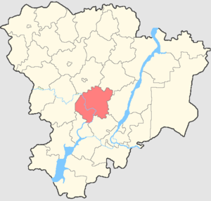 Иловлинский муниципальный район на карте