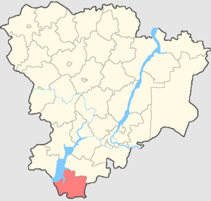Котельниковский муниципальный район на карте