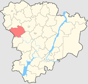 Кумылженский район на карте