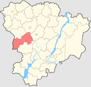 Серафимовичский муниципальный район на карте