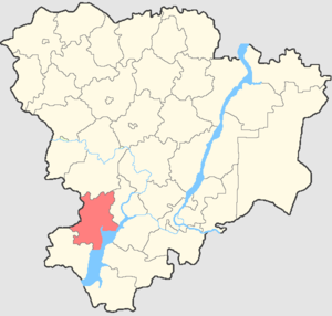 Суровикинский муниципальный район на карте