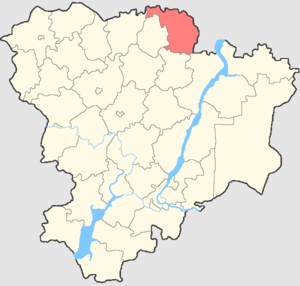 Жирновский муниципальный район на карте