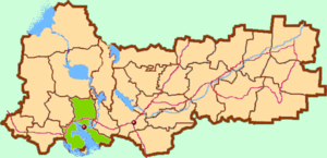 Череповецкий муниципальный район на карте
