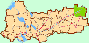 Великоустюгский муниципальный район на карте