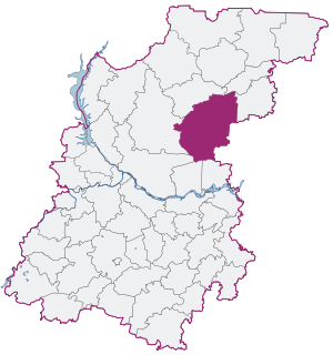 Воскресенский муниципальный район на карте