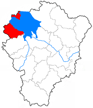 Брейтовский муниципальный район на карте