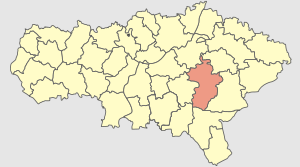 Ершовский муниципальный район на карте