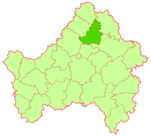 Жуковский район на карте