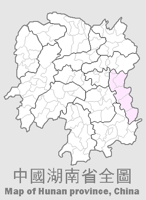 Чжучжоу на карте
